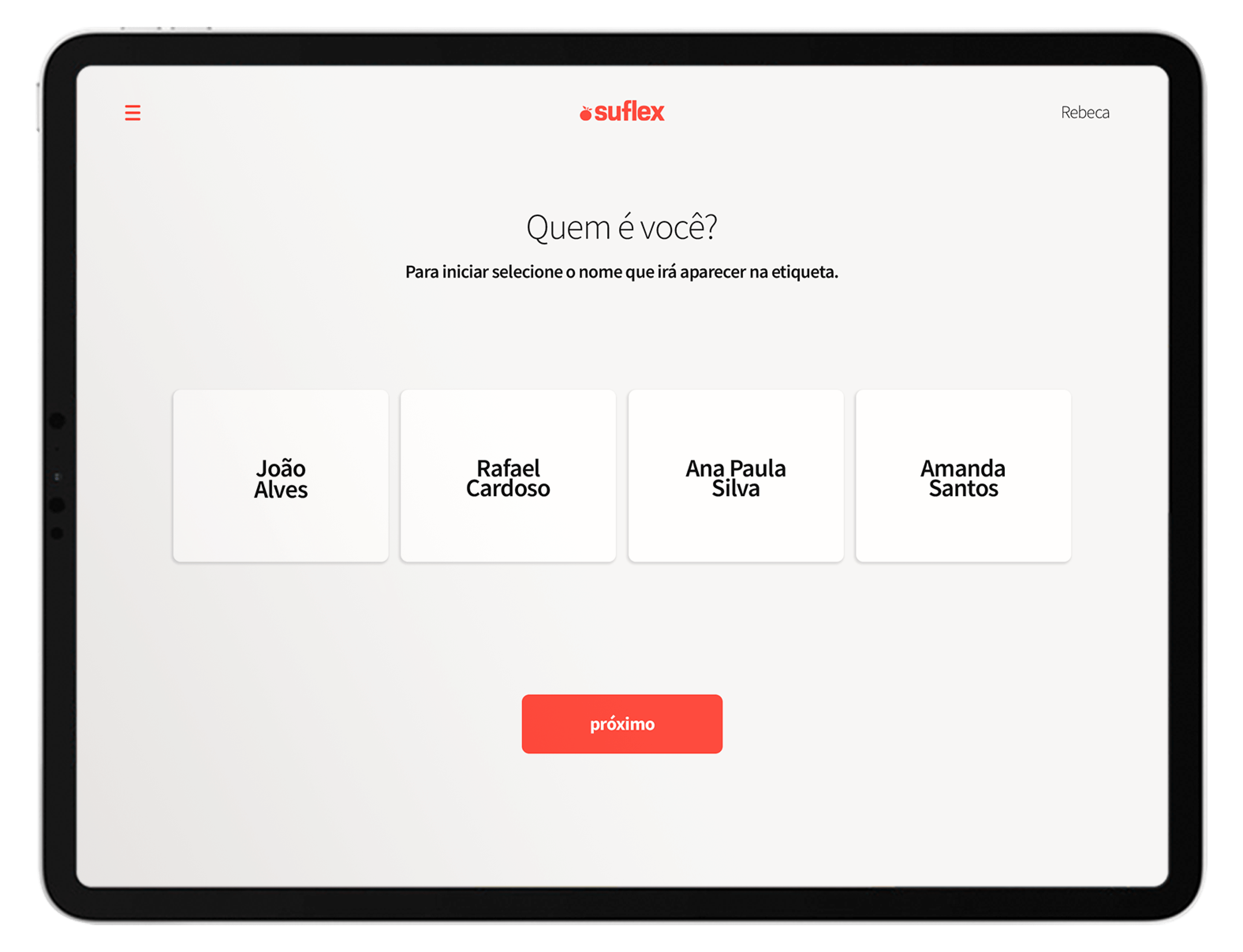 tela cometiquetas do sistema de impressao